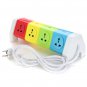 Alardor ALD-4W8KLU 250V Rotating Socket Patch Panel USB Plug Board Power Strip