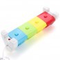 Alardor ALD-4W8KLU 250V Rotating Socket Patch Panel USB Plug Board Power Strip