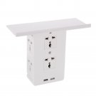 Socket S helf 8 Port Surge Protector Holder Tray Removable Wall Outlet 6 Electrical Outlet Extenders
