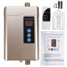 4000W Mini Electric Water Heater LCD Display Waterproof Tankless Hot Water Heater 3S Fast Heating wi