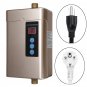 4000W Mini Electric Water Heater LCD Display Waterproof Tankless Hot Water Heater 3S Fast Heating wi