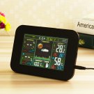 Digital Wireless Weather Forecast Station Temperature Humidity Thermometer Alarm Clock Monitor