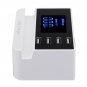 LCD Display 1.9 Inch USB Charger Power Adapter Desktop Charging Station Phone Charger Smart IC techn