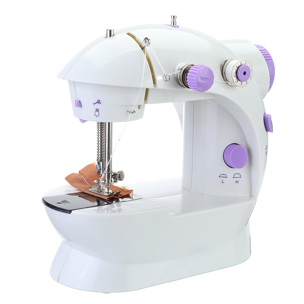 Portable Sewing Machine Mini With Lamp Thread Cutter Extension Table Electric Sewing Machines DIY Em