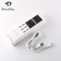 Smart Charger 6 USB Charging Ports Dual AC Ports Phone Holder Power Adapter Charging Station