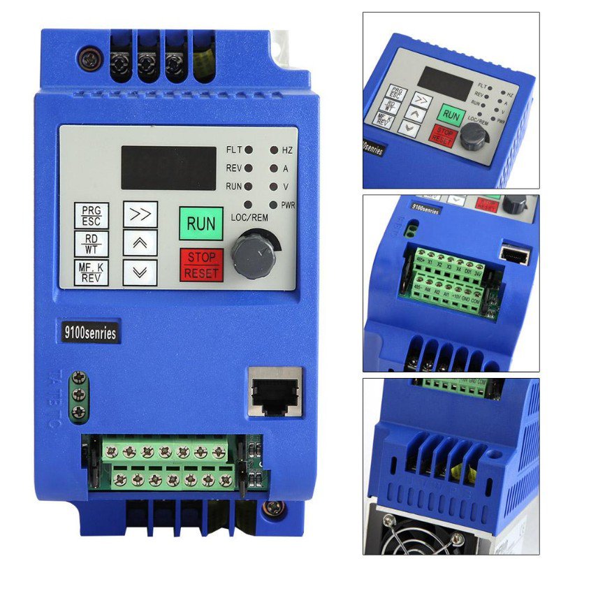 0.75KW-2.2KW 220V PWM VFD Inverter Simplification 1 Phase In And 3 Phase Out Inverter Variable Frequ