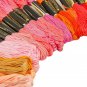 24/36/50/100/200PCS Cross Stitch Embroidery Thread 8m DIY Cotton Thread