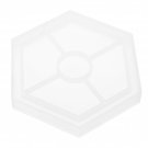 Silicone DIY Mold Handmade Resin Pendant Craft Decor Cup Mat Making Mould Tool