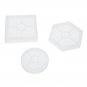 Silicone DIY Mold Handmade Resin Pendant Craft Decor Cup Mat Making Mould Tool