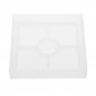 Silicone DIY Mold Handmade Resin Pendant Craft Decor Cup Mat Making Mould Tool