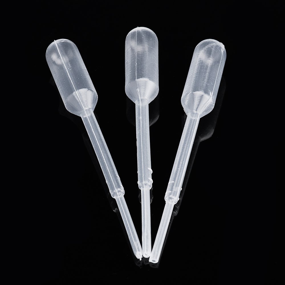 0.2mL*1000Pcs/0.5mL*500Pcs Disposable Transfer Pipettes Plastic Graduated Pasteur Pipette Dropper Po