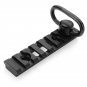 6-Slot 8-Slot Keymod Picatinny Rail Section & Push Button QD Sling Swivel Socket Adapter Combo