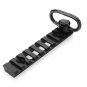 6-Slot 8-Slot Keymod Picatinny Rail Section & Push Button QD Sling Swivel Socket Adapter Combo