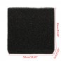 50x50x5cm Black Aquarium Biochemical Cotton Filter Foam Fish Tank Sponge Pads