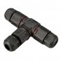 2/3 Cores 3 Pin T-shape IP67 Waterproof Nylon Aviation Plug Connector DC/AC