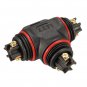 2/3 Cores 3 Pin T-shape IP67 Waterproof Nylon Aviation Plug Connector DC/AC