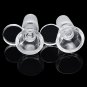 14mm / 18mm Clear Slide Male Glass Bowl With Handle Funnel Type Bowl
