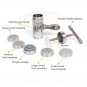 Noodle Maker Manual Press Machine Pasta Spaghetti Fruit Juicer Stainless Steel