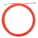 30M 4.5mm Snake Cable Push Puller Fish Tape Reel Conduit Ducting Rodder Pulling Puller