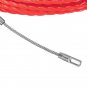 30M 4.5mm Snake Cable Push Puller Fish Tape Reel Conduit Ducting Rodder Pulling Puller
