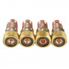 Brass Collets Stubby Gas Lens Connector With Mesh For Tig WP-17/18/26 Torch
