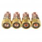 Brass Collets Stubby Gas Lens Connector With Mesh For Tig WP-17/18/26 Torch