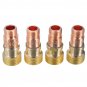Brass Collets Stubby Gas Lens Connector With Mesh For Tig WP-17/18/26 Torch