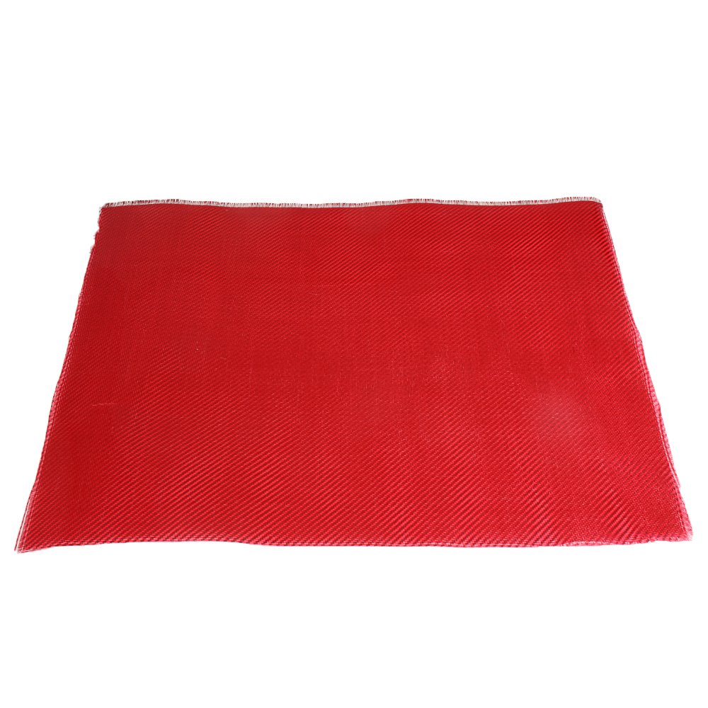 0.3mm 3K Red Electroplate Carbon Fiber Fabric Cloth Carbon Fiber Glass Sheet High Strength for Build