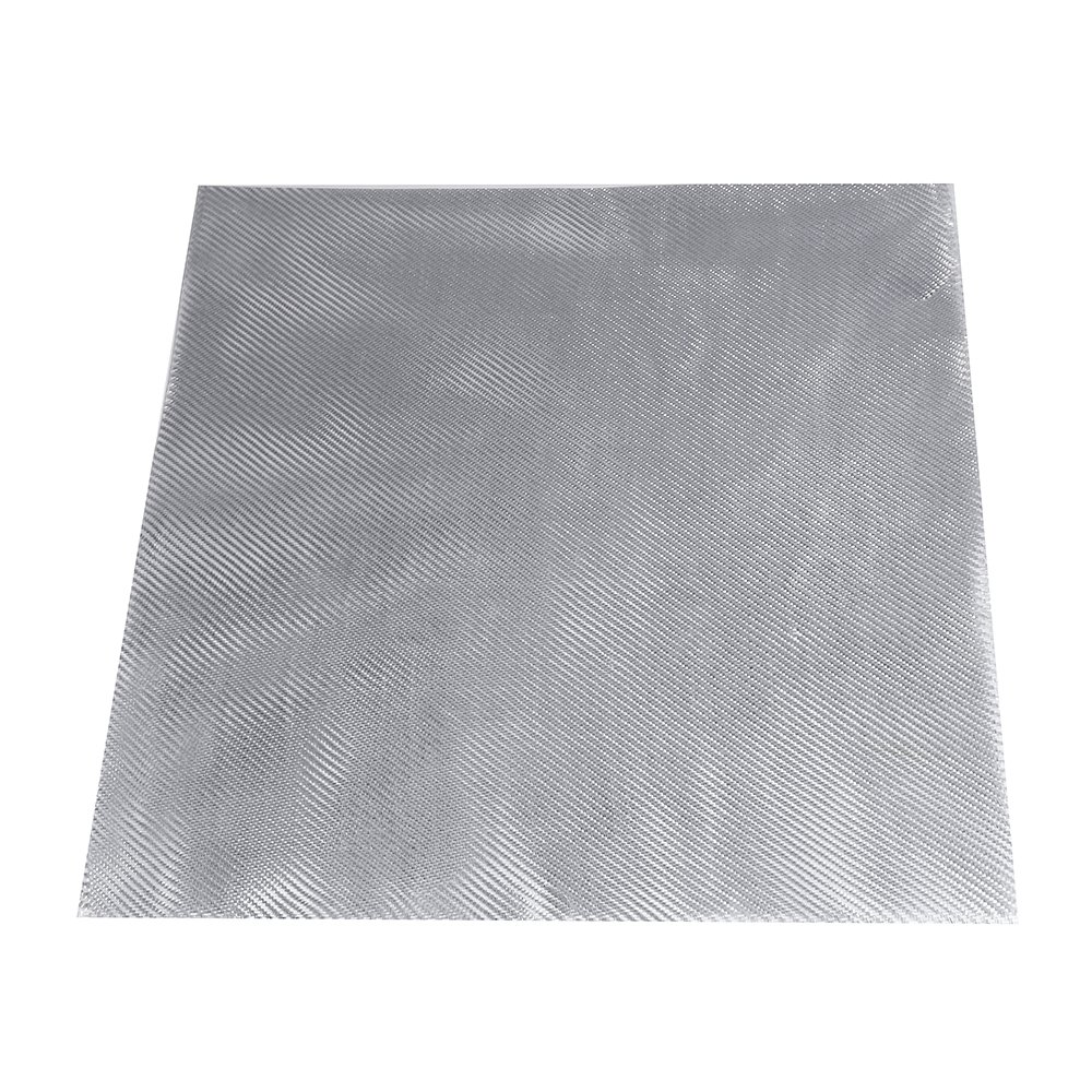 0.3mm 3K Silver Electroplate Carbon Fiber Fabric Cloth Carbon Fiber Glass Sheet High Strength for Bu