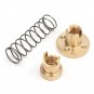 5pcs T8 Anti-Backlash Spring Loaded Nut Adjustable 2mm/4mm/8mm For Threaded Rod Lead Screws 3D Print