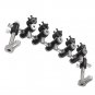 MTOLASER 5 in 1 Laser Module Holder 360 Adjustable Wall Ceiling Mount Clamp Bracket 13.5mm-23.5mm