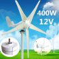 12V/24V 400W S3 Aluminum Shell 3/5 Blades Small Horizontal Wind Turbine Wind Generator NE-400s2