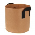 1/2/3/5/7/10/15/20Gal Round Planting Grow Box Container Non-Woven Felt Planter Pot Plants Nursery Se