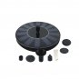 3.7-12V 55cm Solar Floating Water Fountain With 7Pcs Nozzles Bird Bath Small Pond Swimming Pool Gard