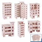Sand Table Model Material Apartment Building Model Wood House Model Customizable Architecture Model 