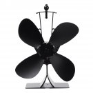 2/4/5 Blades Fireplace Fans Heat Powered Stove Fan for Log Wood Burner Ecofan