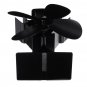 2/4/5 Blades Fireplace Fans Heat Powered Stove Fan for Log Wood Burner Ecofan