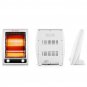 220V 400W-800W 2 Heating Settings Portable Electric Space Heater Fan Desktop Quick Heating
