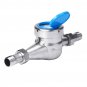 15/20mm Steel Wet Cold Water Flow Meter Measuring Tap Table Counter Home Garden Tools