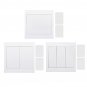 86 Type 1/2/3-Way Wireless Remote Control Switch 433MHz RF Wall Panel Transmitter