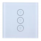 1/2/3 Way AC100-240V Smart Wall Switch Wifi Smart Remote Switch Touch Switch Wireless Voice Control