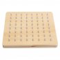Wooden Nail Board Plate Kids Mathematics Geometry Space Educational Children Toy