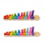 Wooden Caterpillar Digital Shape Pairing Cognitive Logarithmic Board Toy For Kid