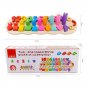 Wooden Caterpillar Digital Shape Pairing Cognitive Logarithmic Board Toy For Kid