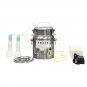 4L 1Gal Portable Cow Cattle Milking Machine Sheep Milker with Pump Pulsator