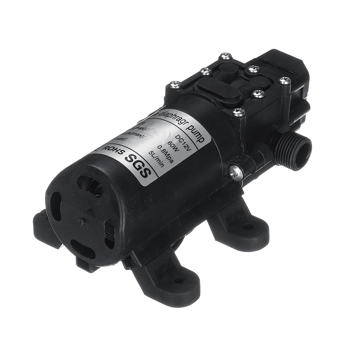 DC 12V 60W Diaphragm High Pressure Water Pump Household Suction Pump