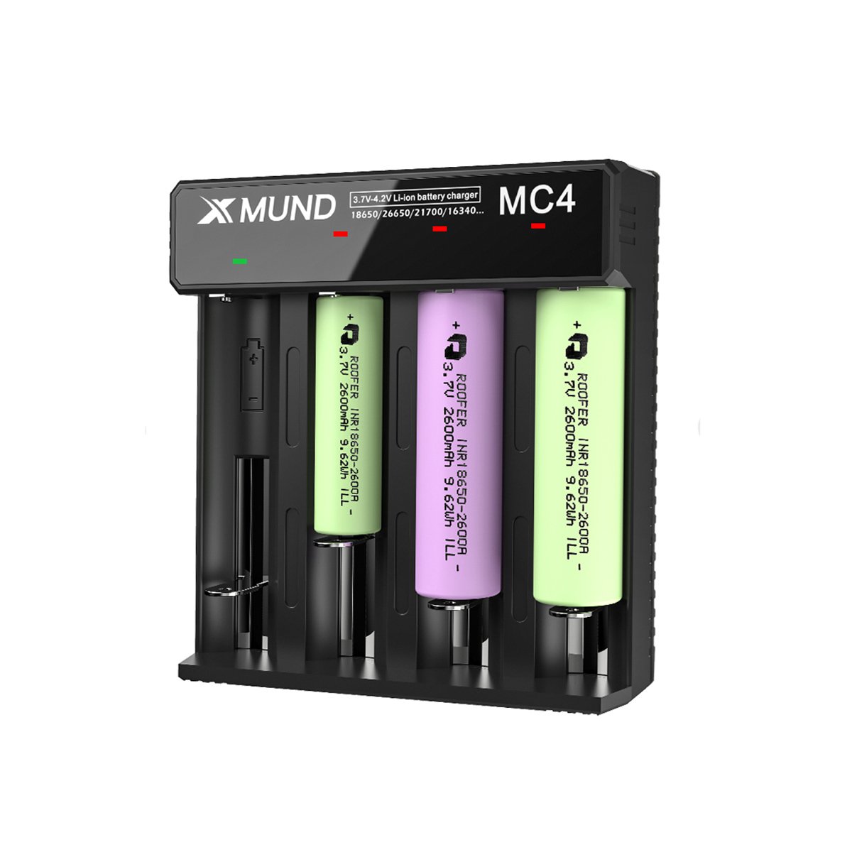 XD-BL2/XD-MC2/4 4Bay Battery Charger W/USB Cable Lithium Battery Charger Kit