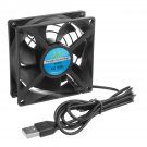 8CM 5V USB Router TV Box Cooling Fan for DIY Cooling Ventilation Exhaust Project