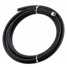 AN3/AN4/AN6/AN8/AN10 10FT Fuel Hose Oil Gas Line PTFE Nylon Stainless Steel Braided Hose