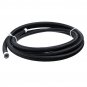 AN3/AN4/AN6/AN8/AN10 10FT Fuel Hose Oil Gas Line PTFE Nylon Stainless Steel Braided Hose